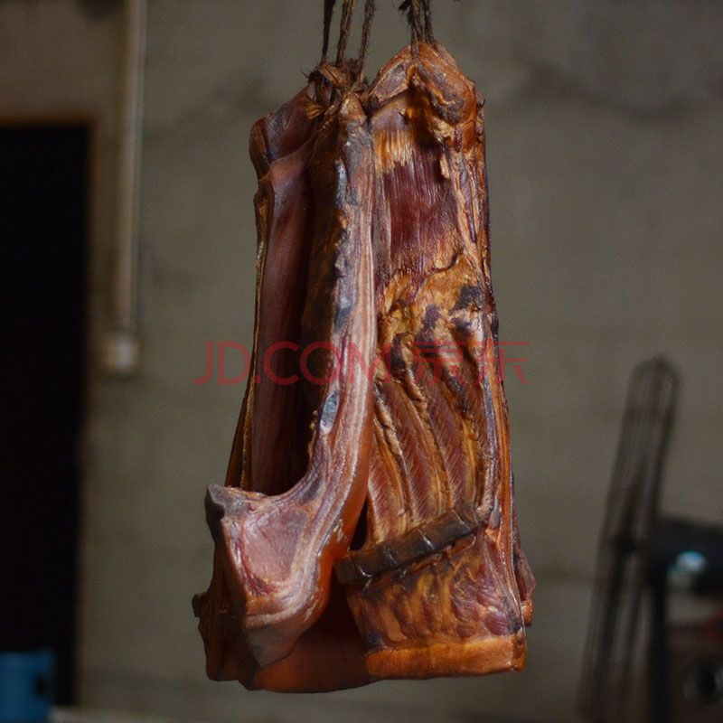 整块腊肉 重庆城口 农家带排骨 五花肉宝肋肉 烟熏腊肉 烟熏带骨整块