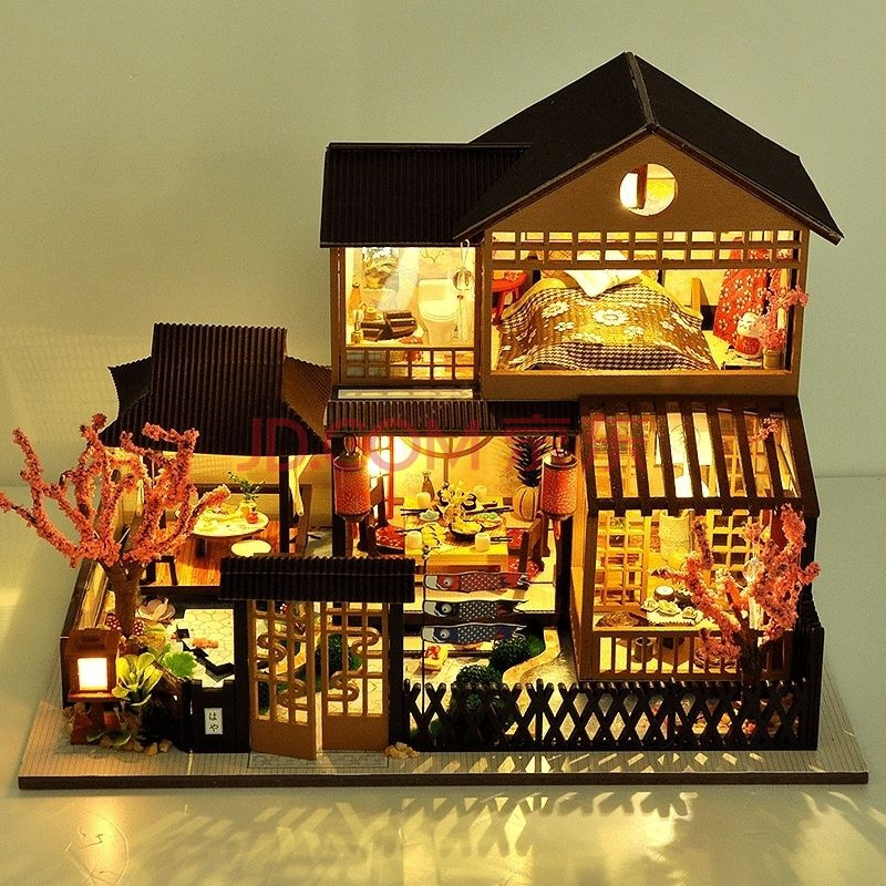 日式别墅diy小屋手工房子拼装模型创意加闺蜜女友礼物 樱庭居 工具