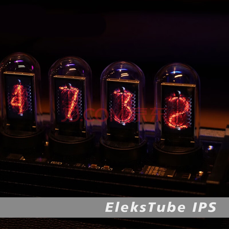 辉光管elekstube ips|rgb拟辉光管时钟桌面创意摆件男友礼物命运石之