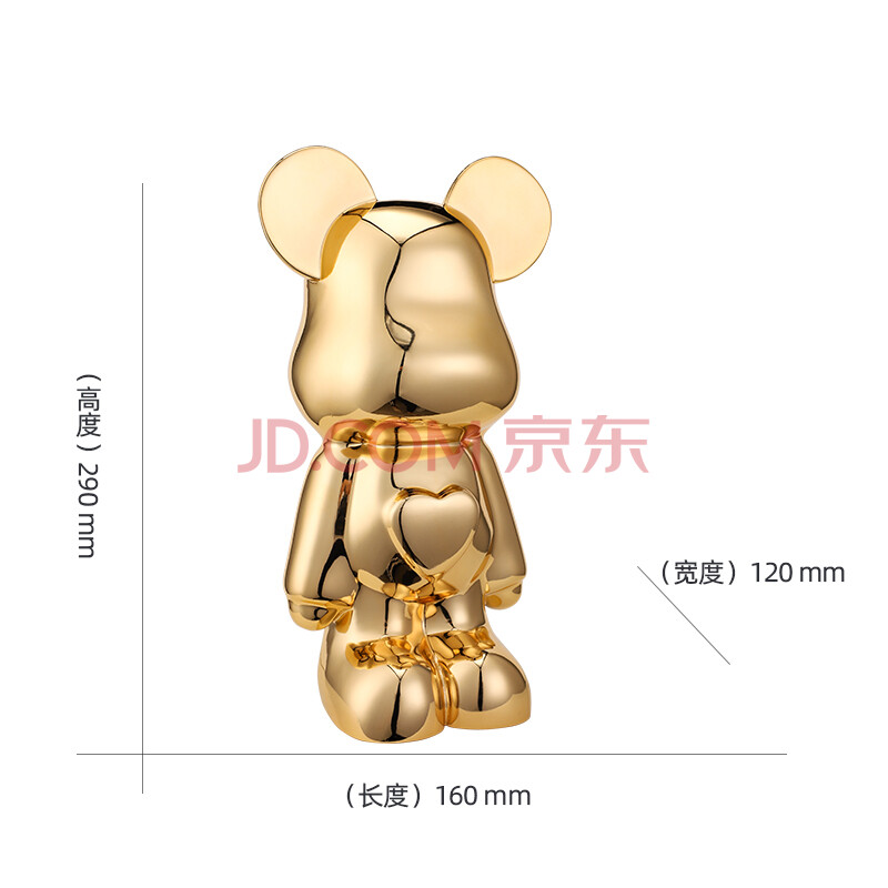 暴力熊摆件blingkaws暴力熊大摆件网红公仔大型号迎宾