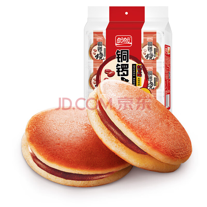 盼盼 铜锣烧 红豆味 240g/袋 零食广场