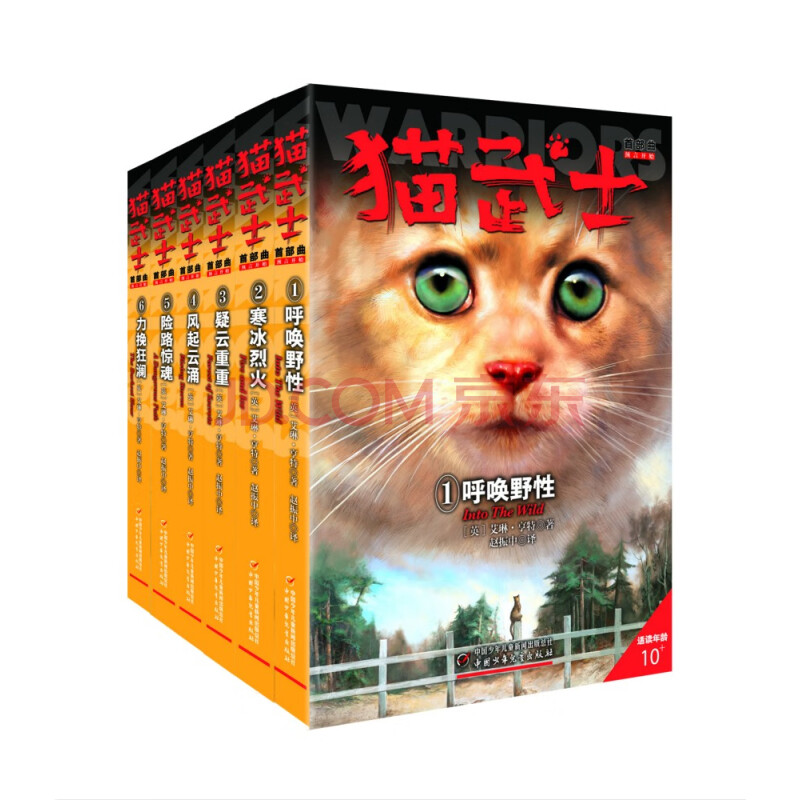 猫武士新版首部曲 · 预言开始 · 全6册套  儿童文学动物小说自主阅读生存勇气成长励志 奇幻冒险小说 中小学生青少年提升写作作文能力 课外书王芳推荐