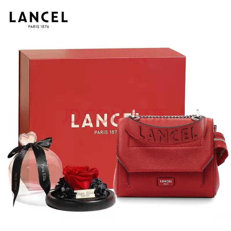 法国兰姿(lancel)ninon系列 法国进口奢侈品女包手提斜挎包 生日礼物