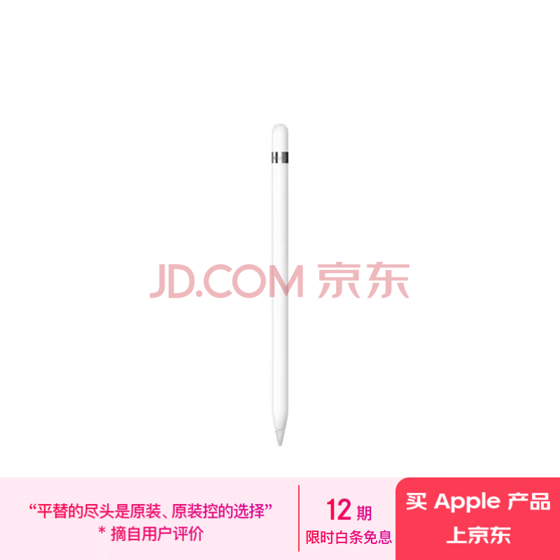Apple/苹果 Pencil (第一代) 含USB-C转换器 触控笔手写笔苹果笔电容笔 适用部分iPad Pro/iPad Air等