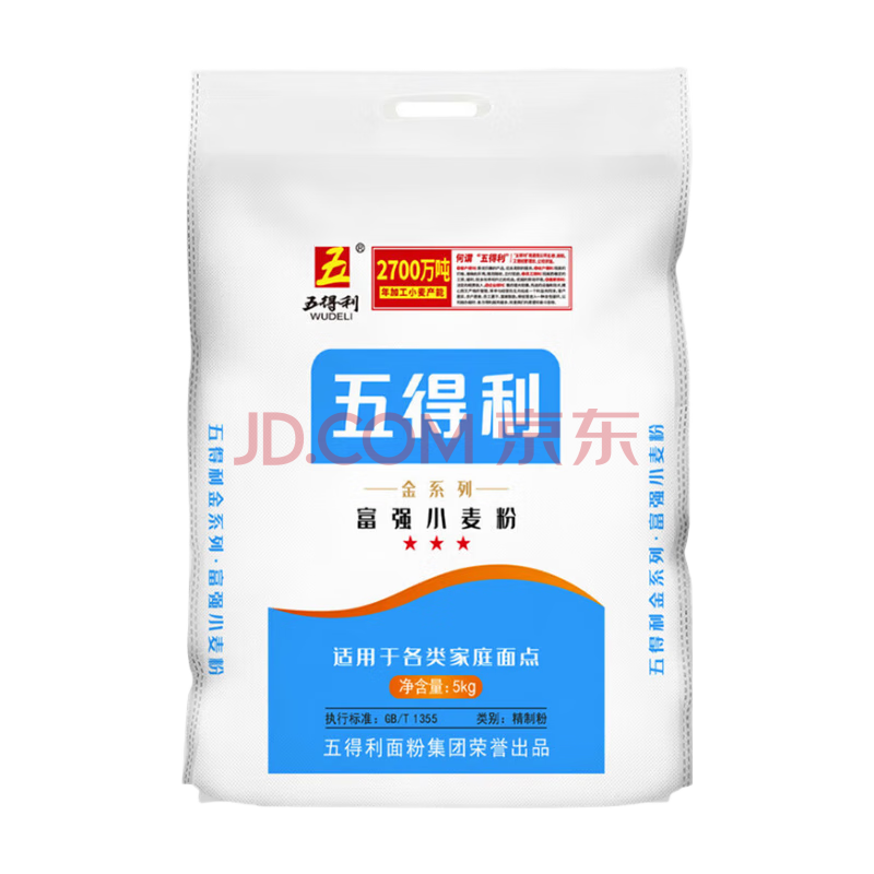 五得利金富强小麦粉5kg