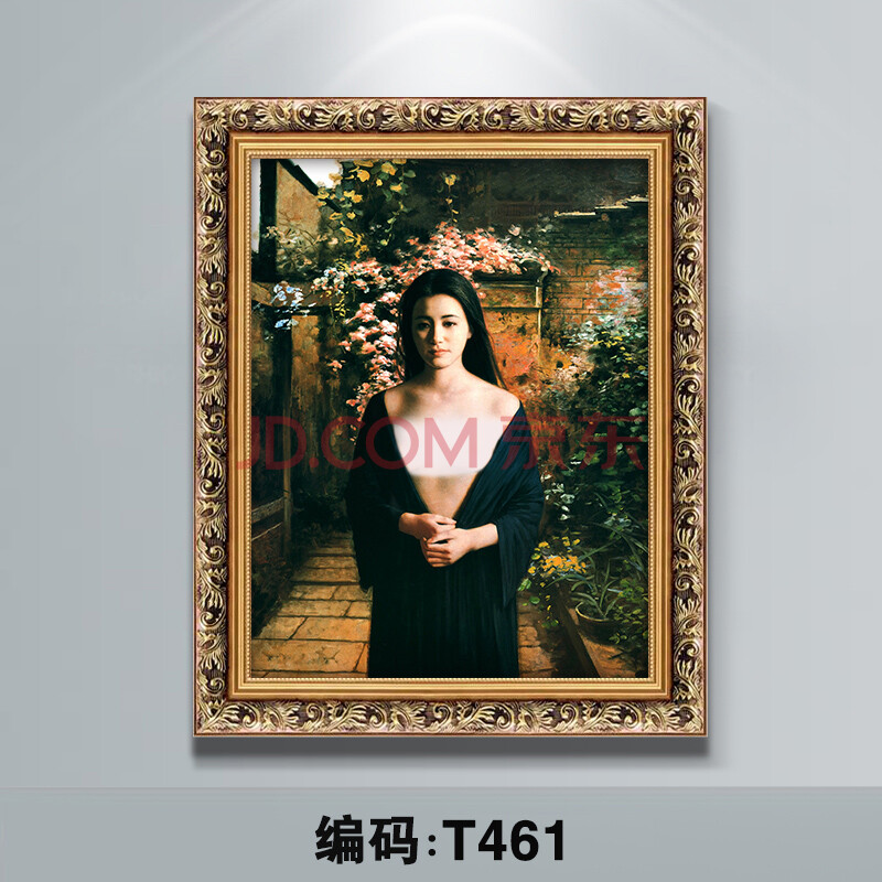 宾馆酒店ktv装饰画美女大胆人体艺术画床头个性挂画性感裸体油画 t461