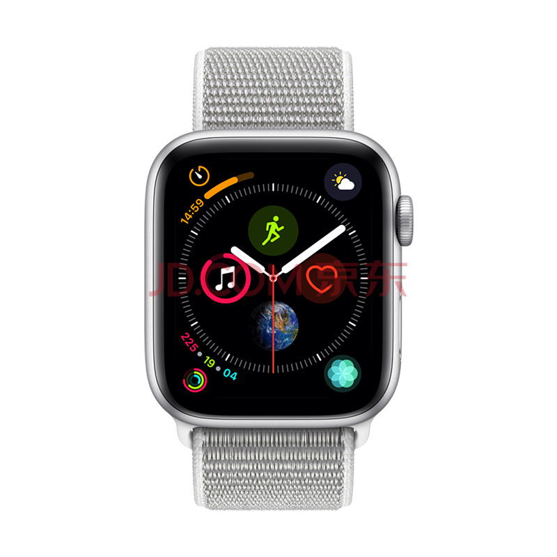 苹果(apple) 苹果apple watch series 4代智能手表iwatch4 gps款银色