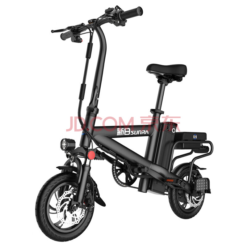 新日(sunra)电动车 折叠电动自行车 锂电池新国标代驾