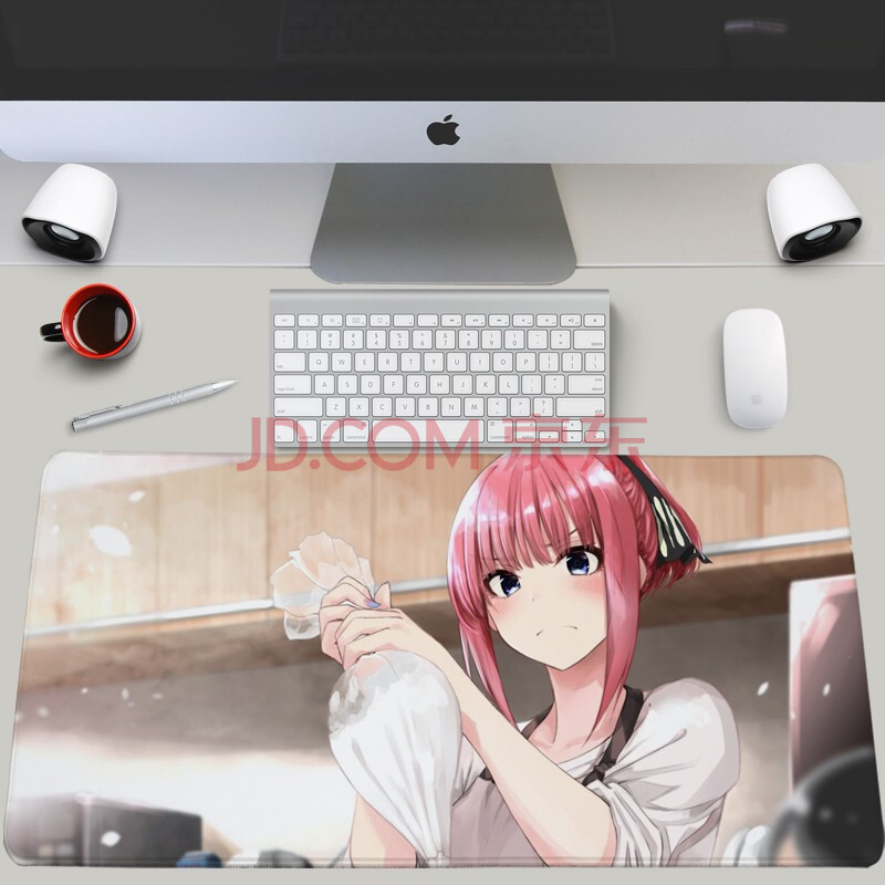中野三玖二乃五等分的花嫁鼠标垫 动漫周边二次元超大竞技键盘桌垫 d