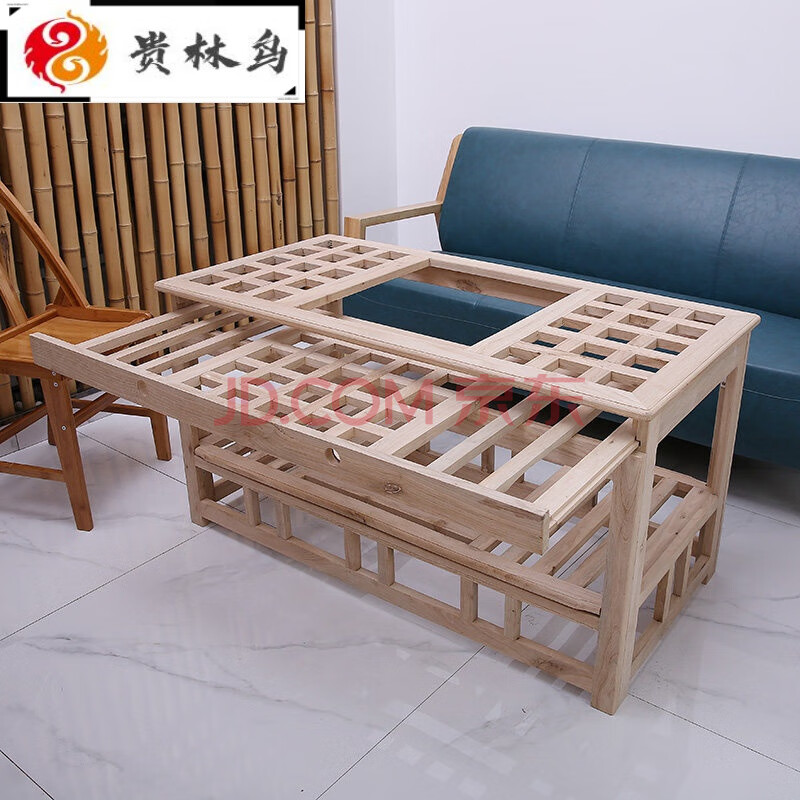 2米长方形多功能取暖桌烤火桌子家用餐桌炕桌卓子j 1.