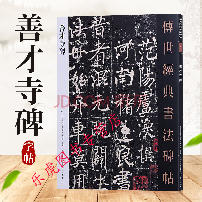 善才寺碑 传世经典书法碑帖65 褚遂良楷书书法碑帖 河北教育出版社