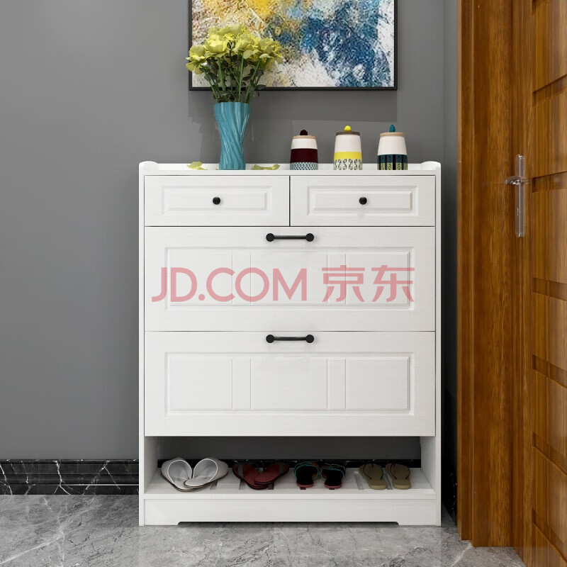 巴比鹿 门口鞋柜翻斗简约现代多功能门厅柜玄关柜大容量简易鞋柜家用