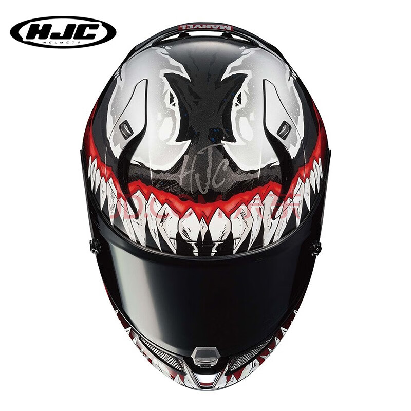 hjc漫威毒液头盔美队高端碳纤维定制版机车盔rpha11轻量级全盔摩托车