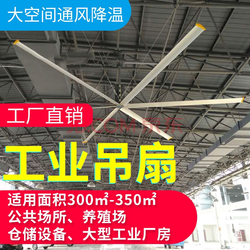 4-7.2米吊顶风扇厂房特大楼顶风扇商用电风扇空气循环扇 直径6.