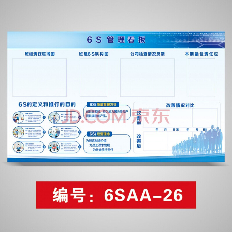 企业文化6s标语海报工厂车间质量管理宣传画公司现场品质宣传看板宿巢