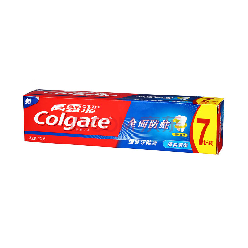 高露洁全面防蛀清新牙膏250克