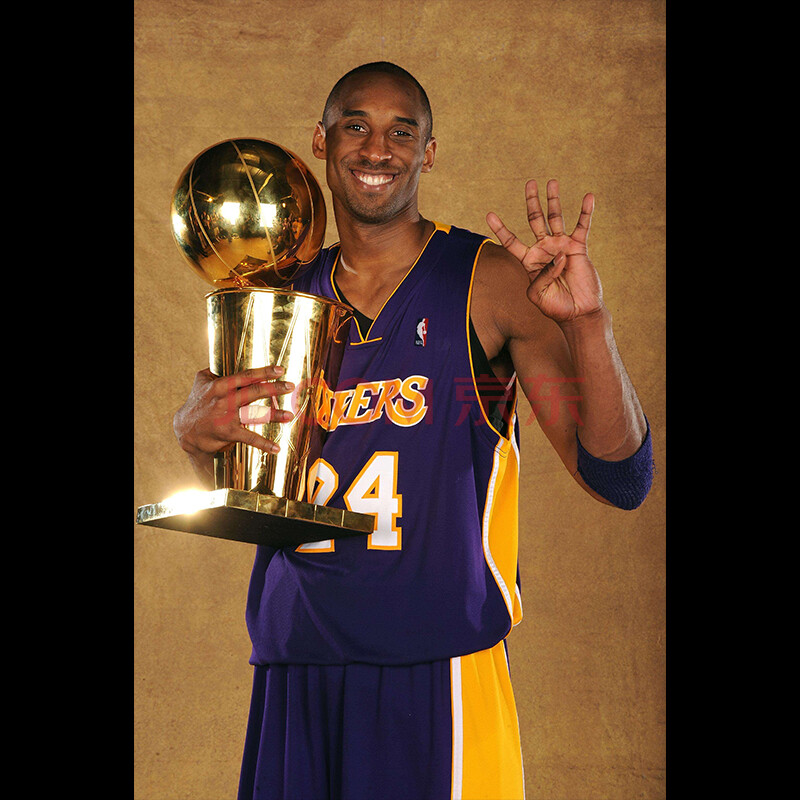nba海报墙贴纸卧室宿舍壁纸篮球球星海报大海报 巨幅kobe海报 乳白色