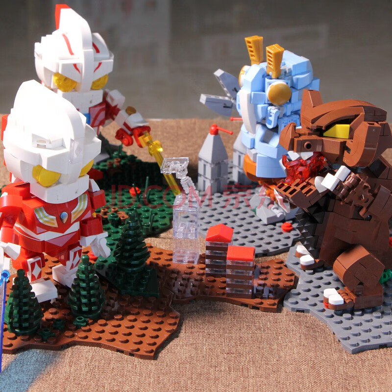 机器人模型宇宙英雄系列飞船战机飞燕号男孩子玩具 2只奥特曼对战2只