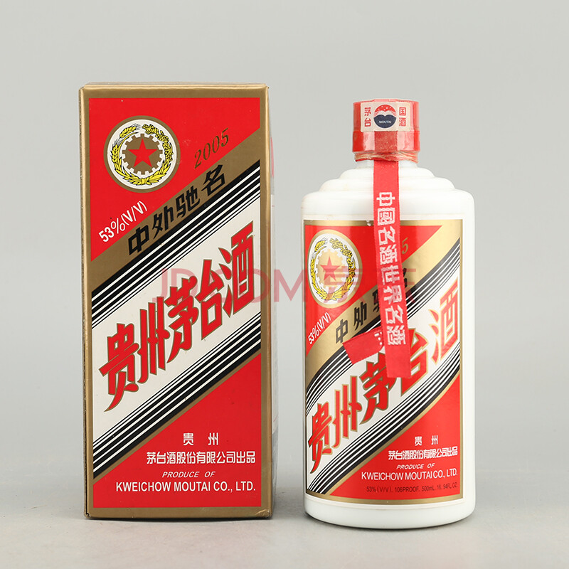 茅台酒 2005年 53度 500ml 1瓶【80】(名酒,收藏品)