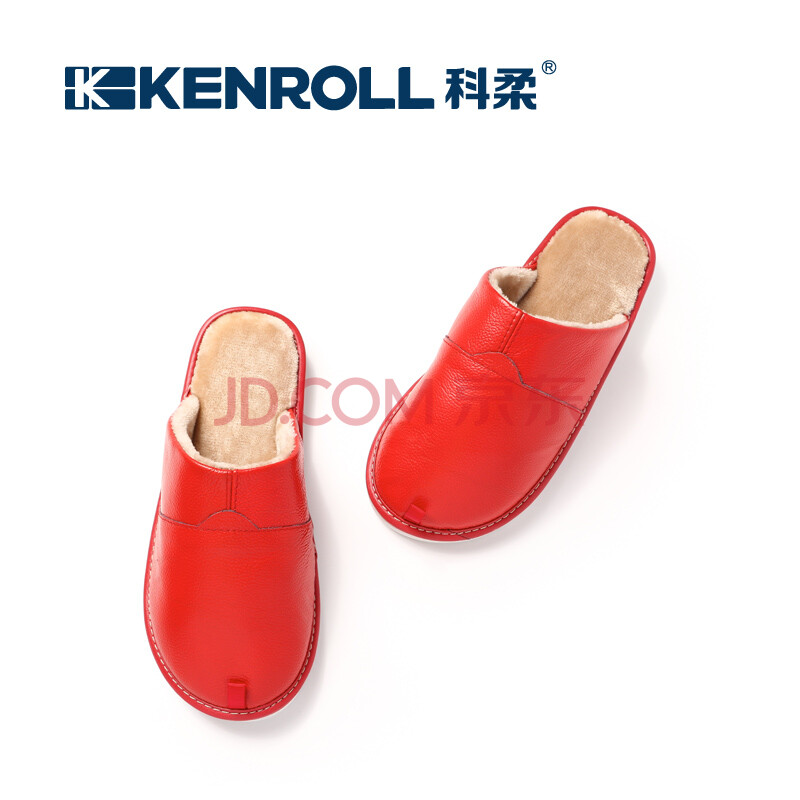 KENROLL¿ÆÈáÇﶬ¼¾¾Ó¼ÒÊÒÄÚ±£Å¯¼ÓÈÞ°üÍ·ºñµ×ţƤÍÏЬÄÐÅ®ÇéÂÂ¿î ´óºìÉ« Ůʿ39/40