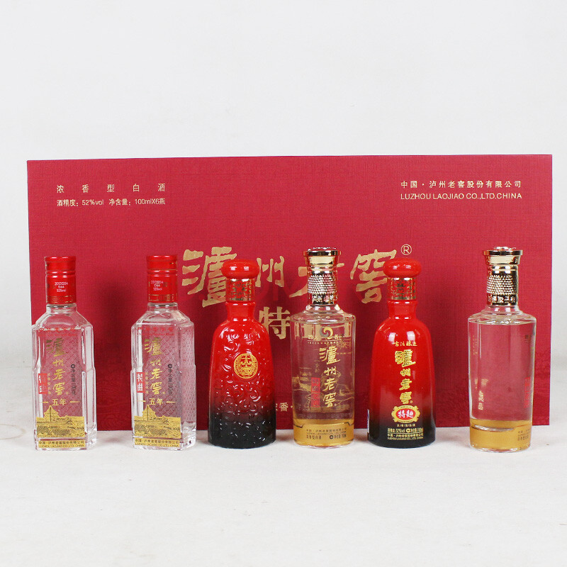 泸州老窖(特曲)2012年-2013年 52度 100ml 6瓶【47】(收藏)