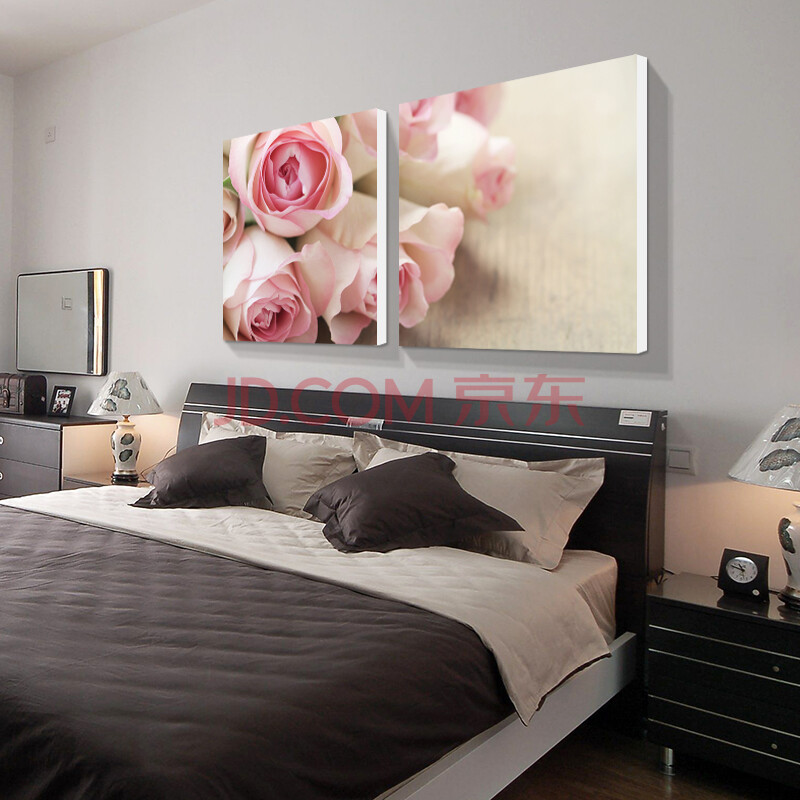 酒店客房装饰画|客厅背景墙横条壁画宾馆酒店