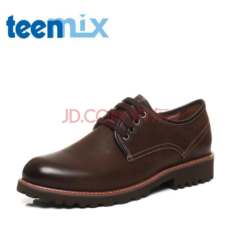 Teenmix/ÌìÃÀÒâÇïר¹ñͬ¿îË¤ÎÆÄ¥É°Å£Æ¤Ïµ´øÐ¬Äе¥Ð¬AZN05CM7 ¿§·ÈÉ« 41