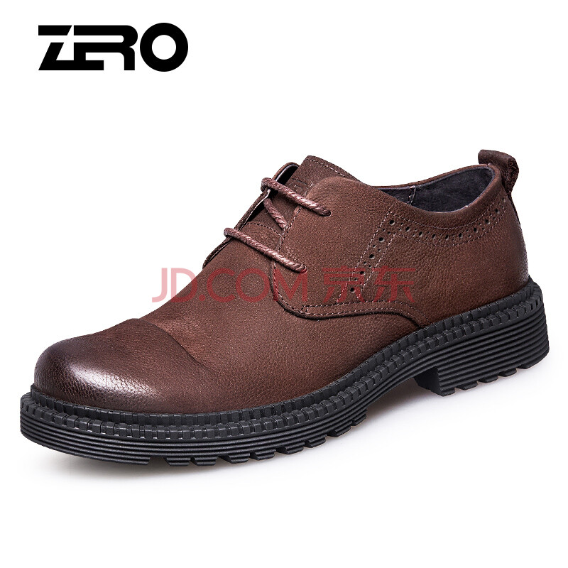 ZeroÁã¶ÈÉÐÆ·Áã¶ÈƤЬÄÐʿƤЬͷ²ãţƤÉÌÎñÐÝÏÐЬÄÐÕýװЬÇﶬ¼¾¹¤×°Ð¬¿í½Å¸ß¶ËƤЬ´óͷЬ °µ×Ø 42