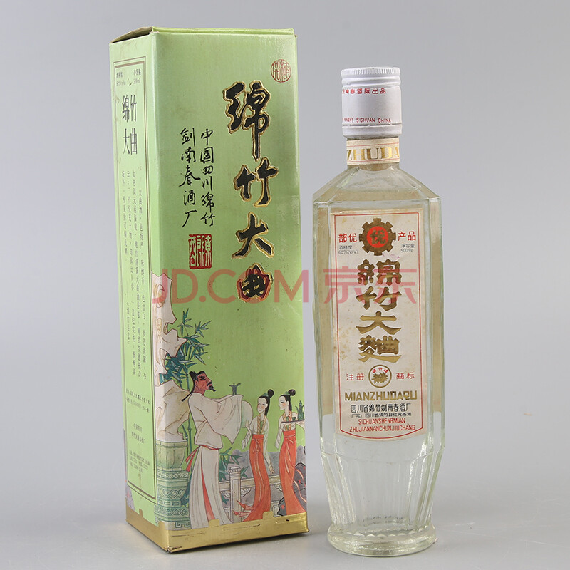 绵竹大曲 1991年 60度 500ml 1瓶 【w-54】(老酒 )