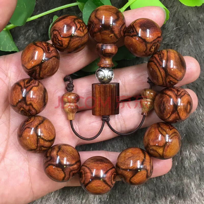【狐狸对眼】海南黄花梨手串20mm 45g
