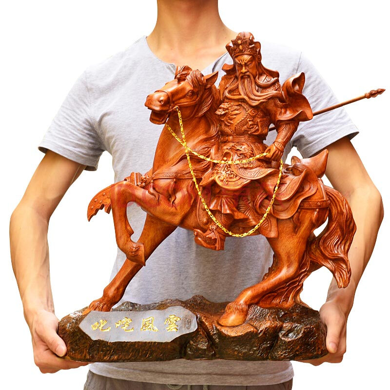 武财神爷关公佛像摆件叱咤风云关羽关云长关二爷客厅装饰品桌面电视柜图片
