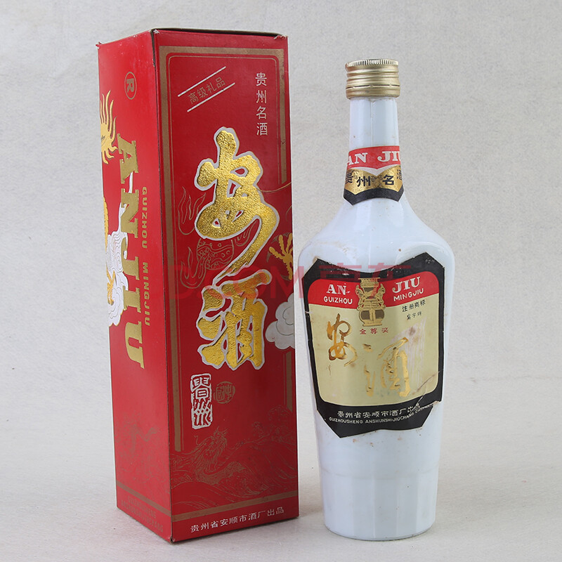 安酒(53优) 90年代初 55度 500ml 1瓶【24】(名酒 老酒)