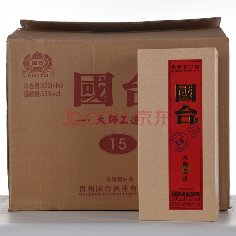 国台大师工造酒 2017年 53度 500ml 1箱(6瓶)【18-04】(名酒 )