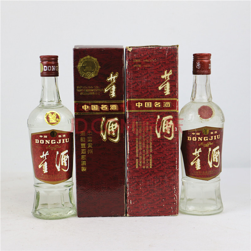 董酒1992年 59度 500ml 2瓶【17-43(老酒)