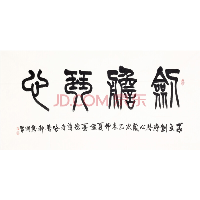 有亲笔授权 中书协理事 哈普都隽明《剑胆琴心 享国务院政府专家