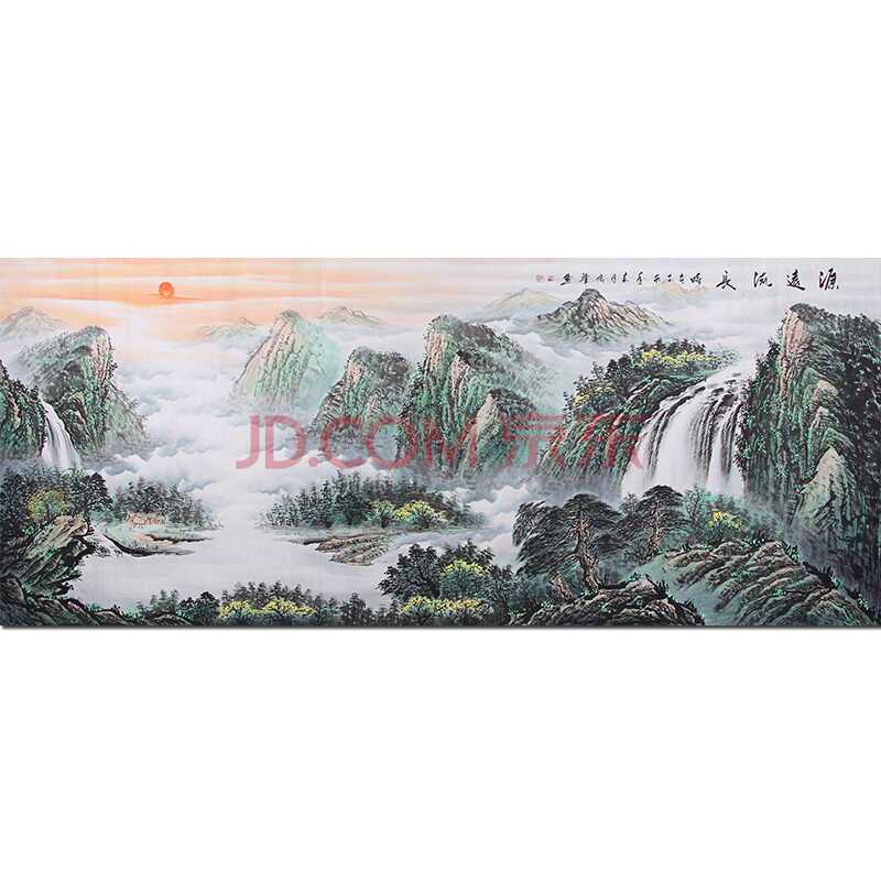 山水画大师 山东美协会员 胡成举《源远流长》
