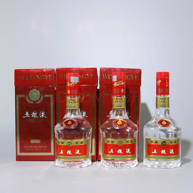 【即刻拍】五粮液 02年 03年 39度 500ml 3瓶【8】(老酒 白酒)