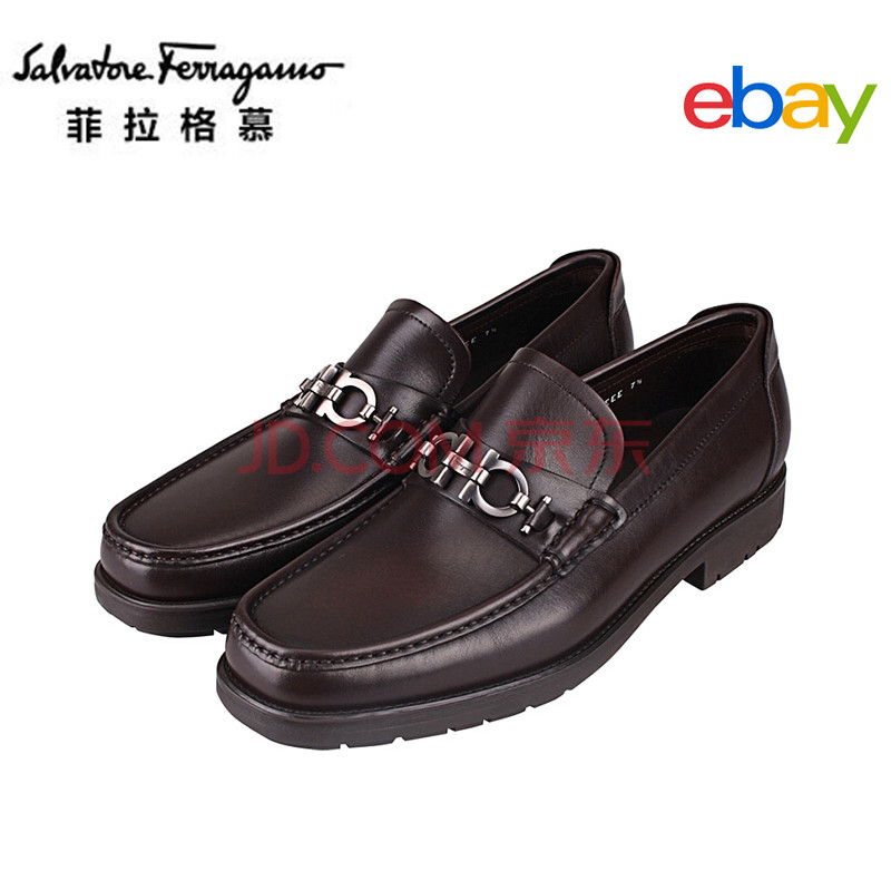 È«Çò¹º ¡¾eBay¾«Ñ¡¡¿Salvatore Ferragamo ·ÆÀ¸ñĽ ÄÐÊ¿Éî×ØÉ«Ð¬ 0390530-CALF-HICK US7