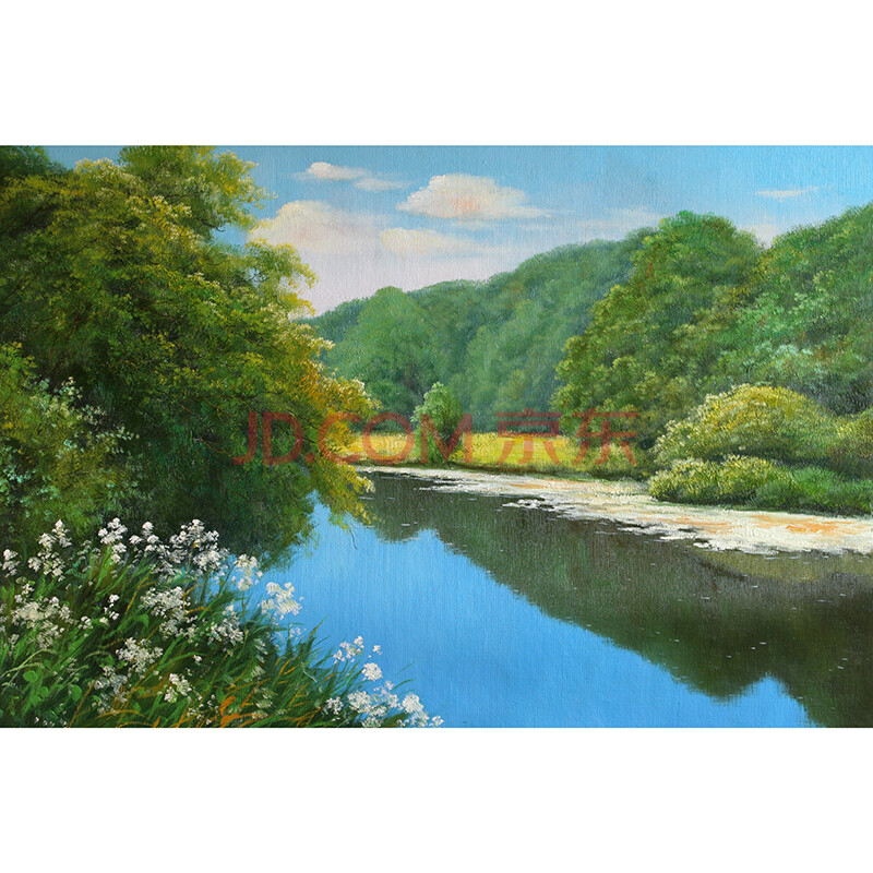 谢诚斌《春回大地》职业画家 布面油画 60*90cm