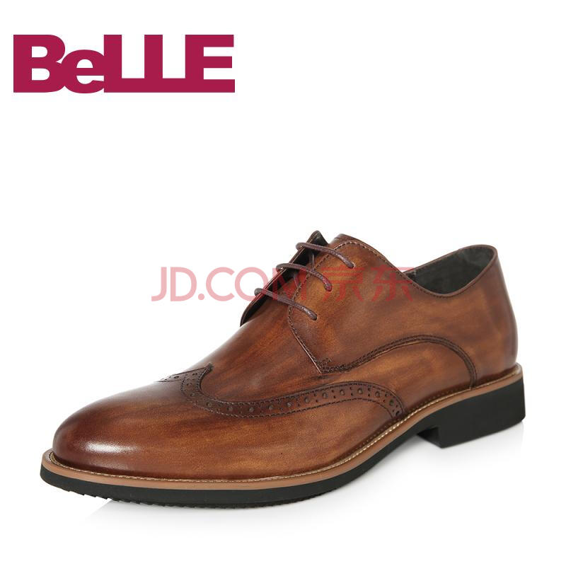 Belle/°ÙÀö2018´º¼¾ÐÂÆ·×¨¹ñͬ¿îţƤÄеñ»¨ïοÕÉÌÎñÕý×°µ¥Ð¬»éЬ5QF01AM8 רɫ 41