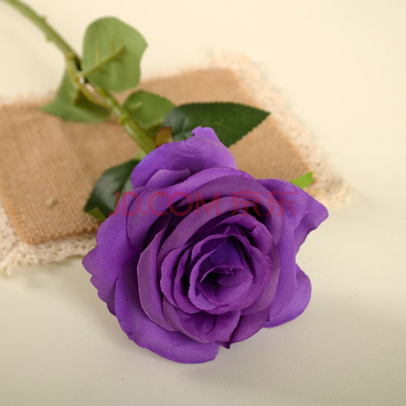 娜芸 情人节礼物礼品 高仿真玫瑰花 假花绢布仿真花 装饰 婚庆浪漫