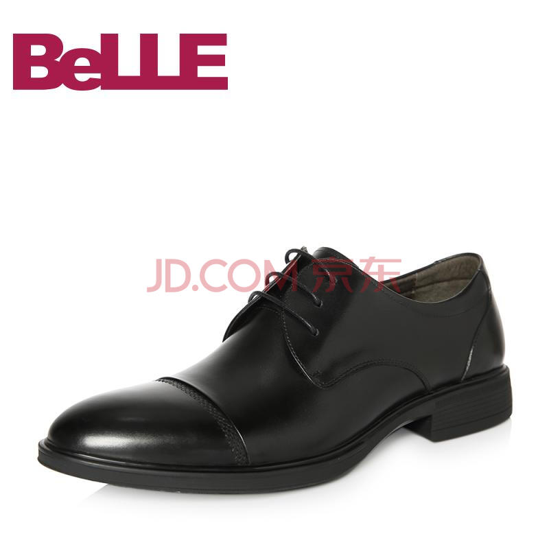 Belle/°ÙÀö2018´º¼¾ÐÂÆ·×¨¹ñͬ¿îţƤÄÐÉÌÎñÕý×°µ¥Æ¤Ð¬»éЬ5PV01AM8 ºÚÉ« 42