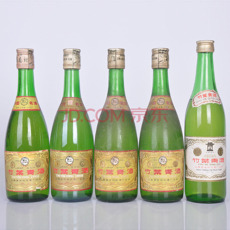 竹叶青酒 86年89年91年 40度45度 500ml*5【41-l-31】(收藏酒)