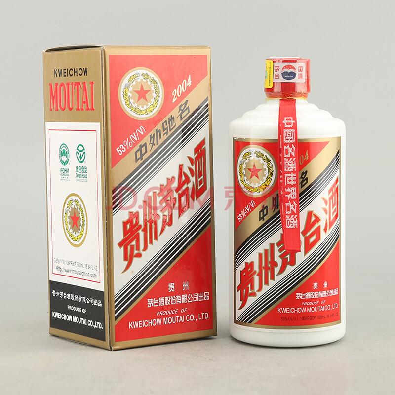 茅台酒 2004年 53度 500ml 1瓶【3】(名酒,收藏品)