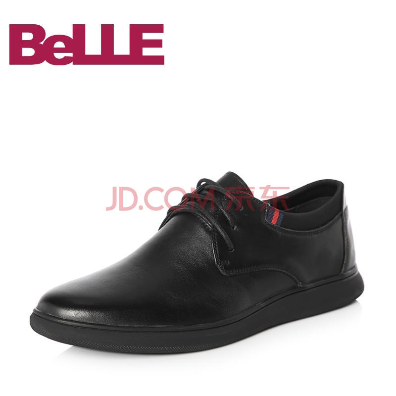 Belle/°ÙÀö2018´º¼¾ÐÂÆ·×¨¹ñͬ¿îţƤ¸ï/·Ä֯ƷÄÐÆ¤Ð¬B1512AM8 ºÚÉ« 39