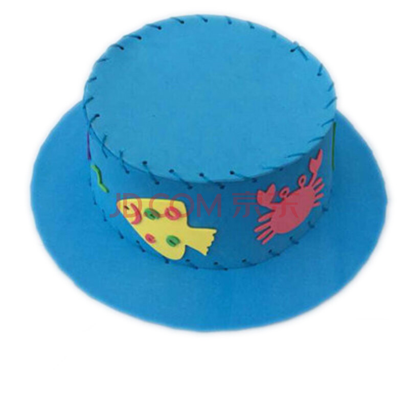 六一创意儿童手工制作材料包幼儿园益智玩具礼品无纺布帽子 7