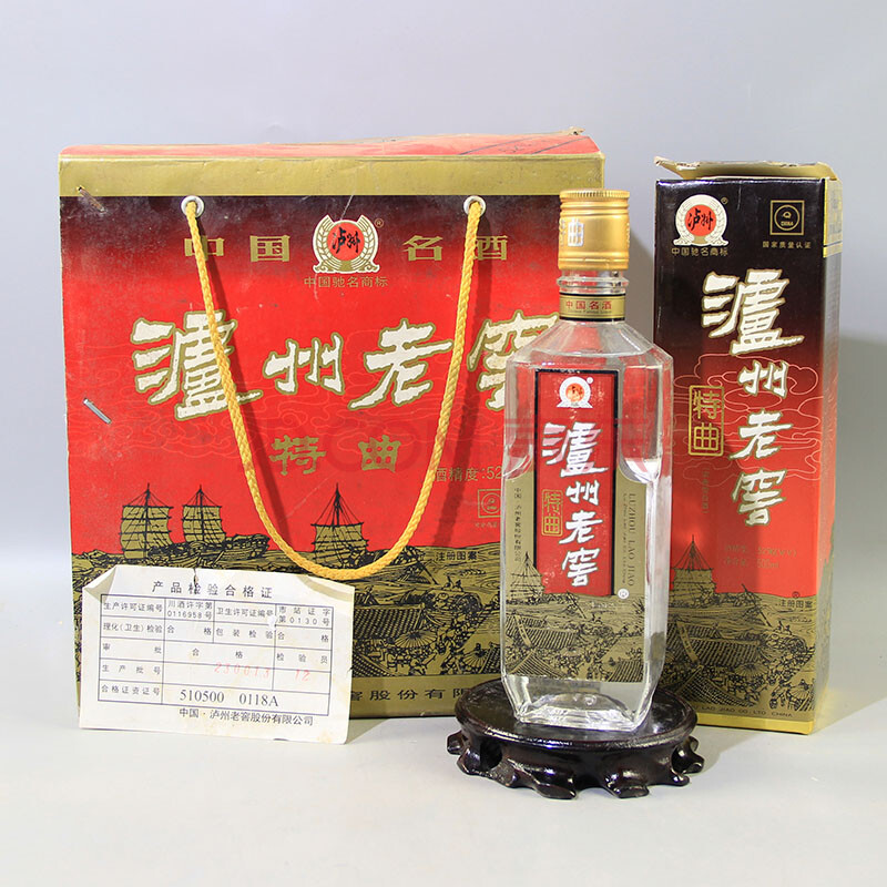 泸州老窖特曲 2000年 52度 500ml 1箱6瓶【46】(老酒 白酒)