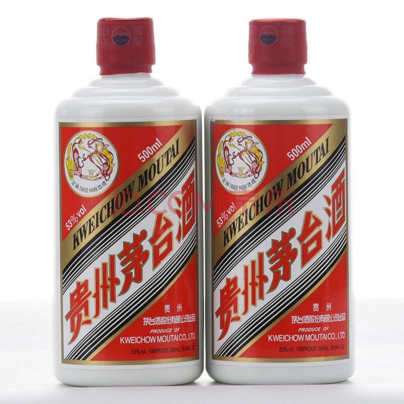 贵州茅台酒(品鉴用酒)2018年 53度 500ml 2瓶【40-24】(名酒 白酒)