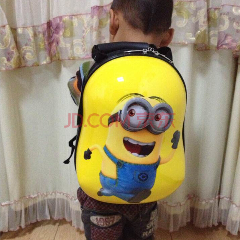 幼儿园书包 13寸立体儿童书包 3d蛋壳书包 旅行零食包动物双肩背包图片
