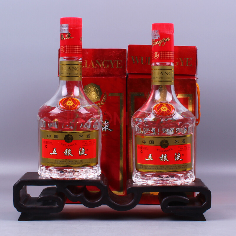 五粮液 2003年 52度 500ml 2瓶 (白酒 老酒)【87】